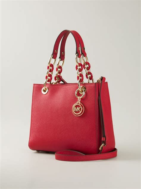 michael kors cindy crossbody red|Michael Kors small red purse.